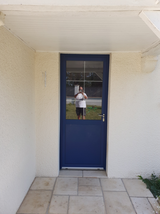 Gd Menuiseries Menuisier Romorantin Porte Entree Alu PHOTO 1
